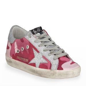 Golden Goose Pink camouflage